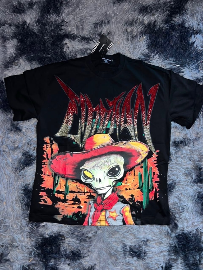 Playera negra ET
