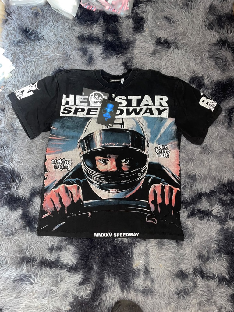 Playera negra Speedway