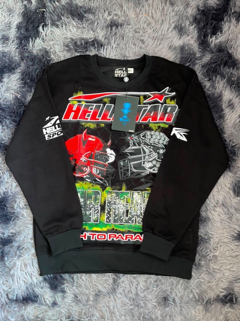 Hellstar sudadera negra NFL