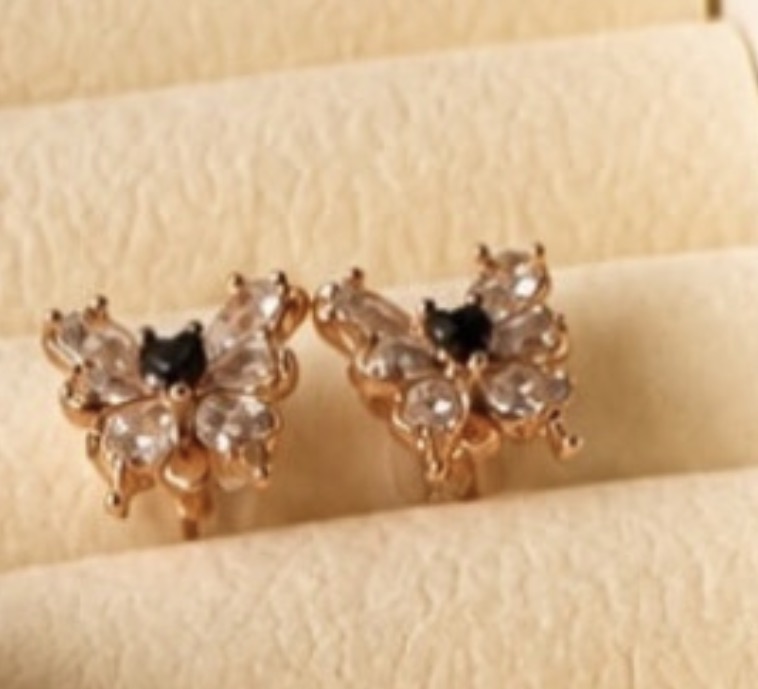 Aretes Mariposa Negra