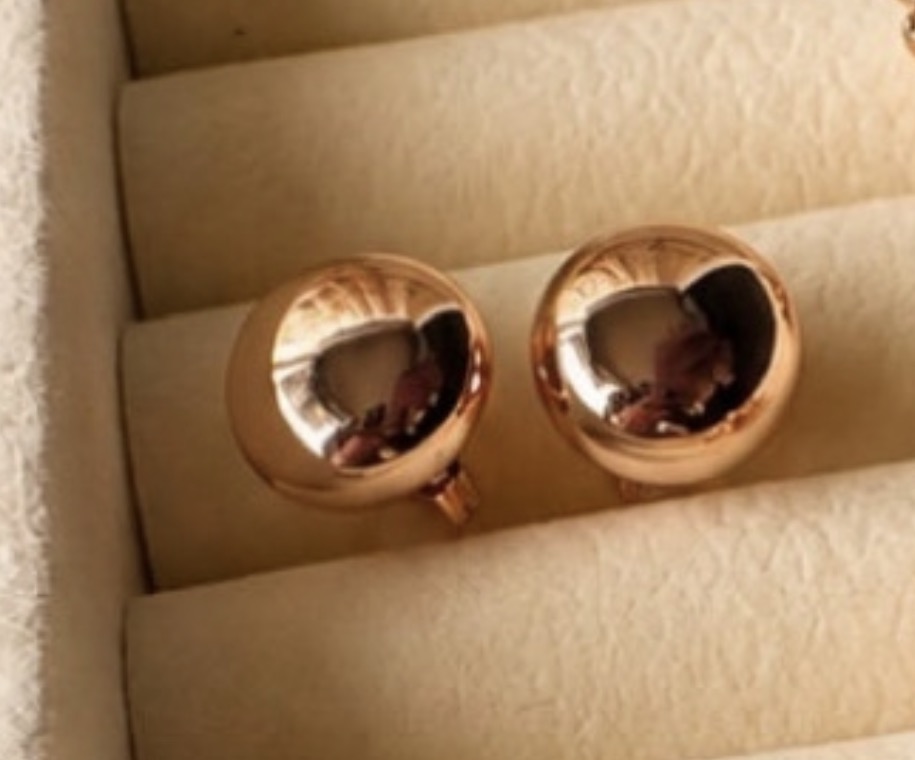 Aretes Botoneta
