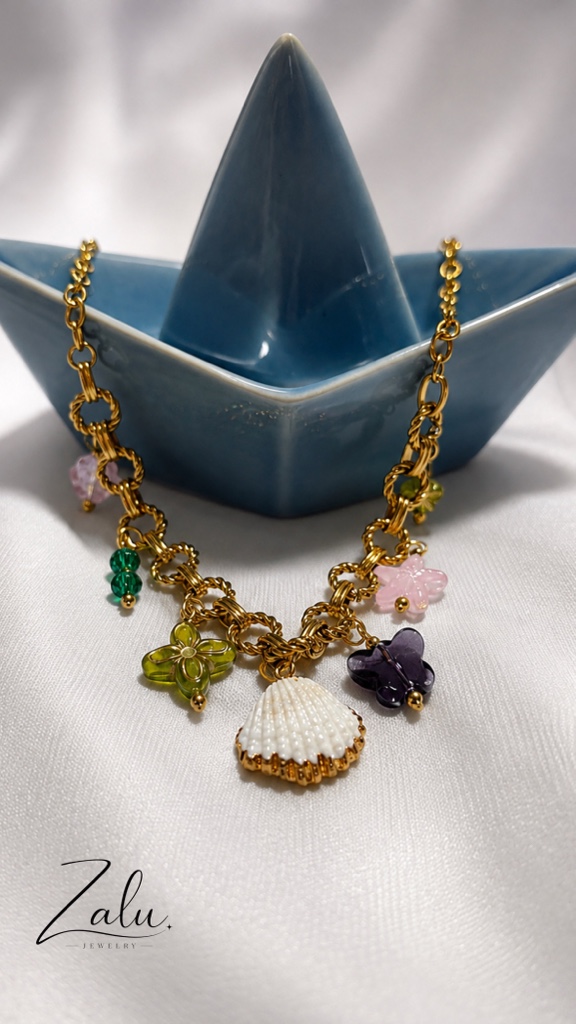 Collar Concha Blanca