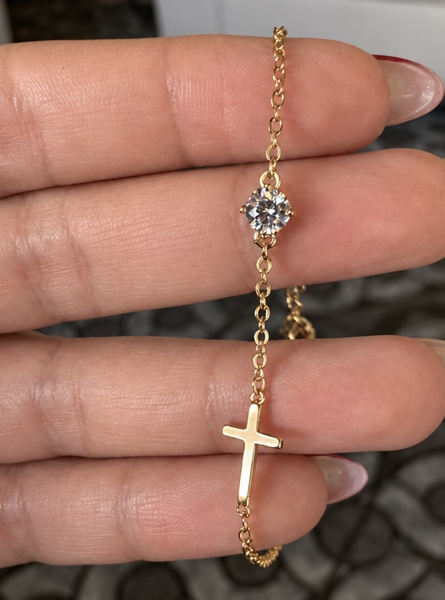 Pulsera Cruz y Chispita