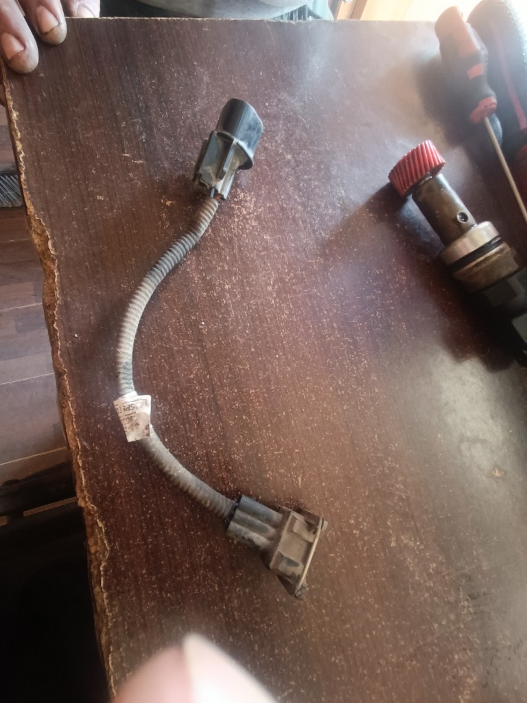 Sensor cableado negro