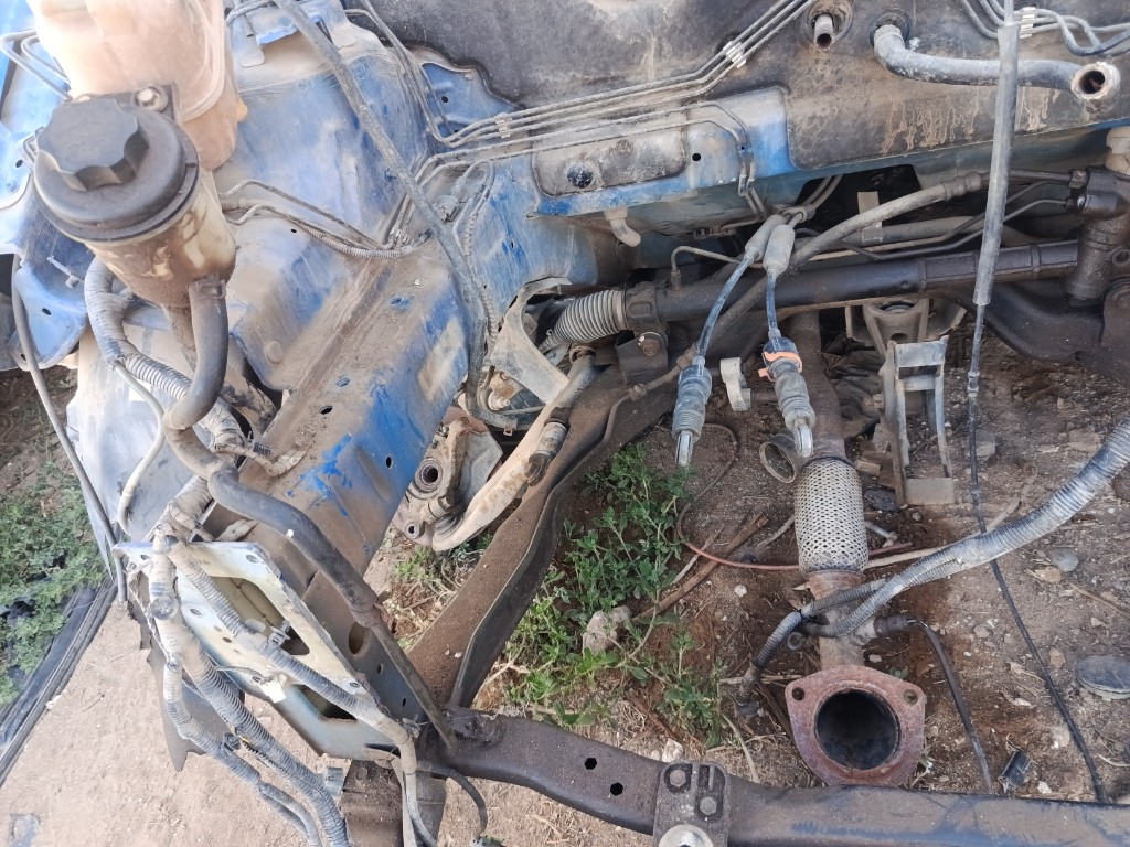 Cañería hidráulico desde depósito hasta cremallera