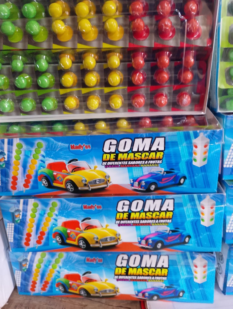 Goma de mascar surtida
