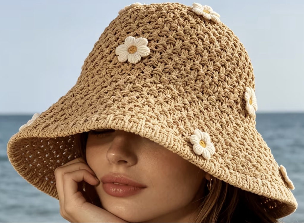 Sombrero pescador floral