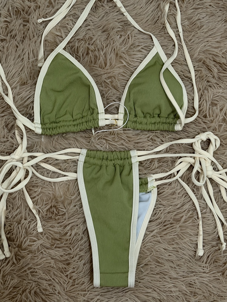 2 pieza verde claro