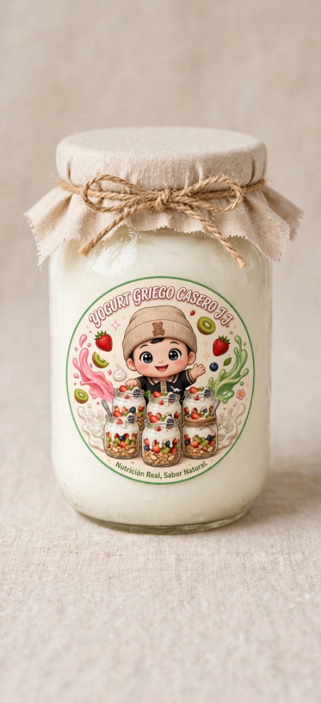 Yogurt griego casero J.J.