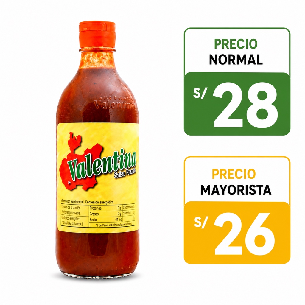 A001 Valentina etiqueta amarilla 370 ML