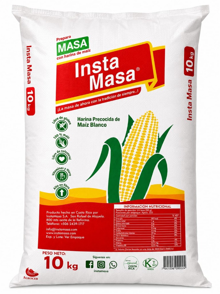 Masa de maíz blanco - 10 kg