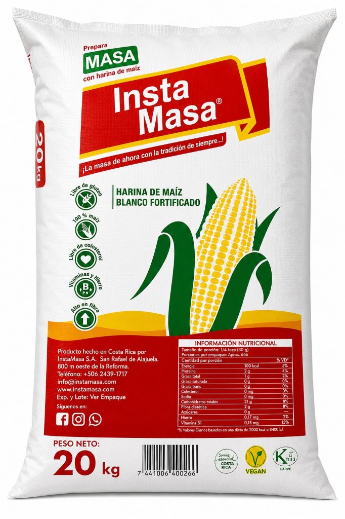 Masa de maíz blanca - 20 kg