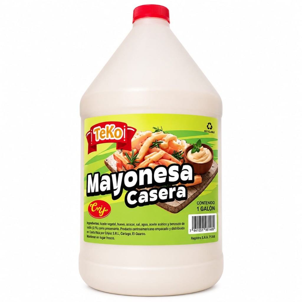 Mayonesa Teko casera - Galón