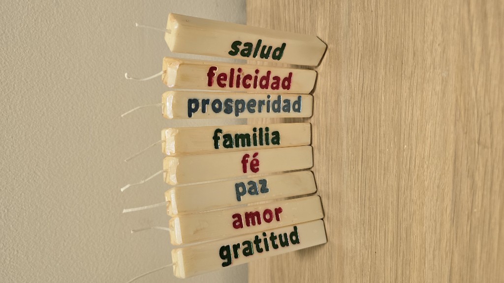 Velas frases decorativas