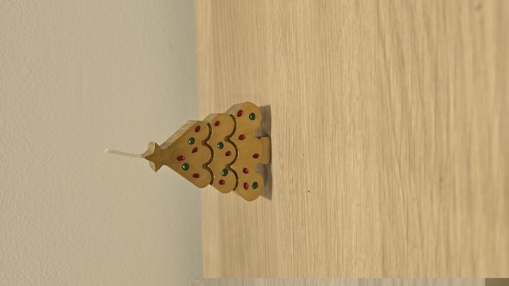 Velita arbol navideño dorado