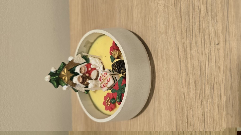 Vela decorativa pesebre