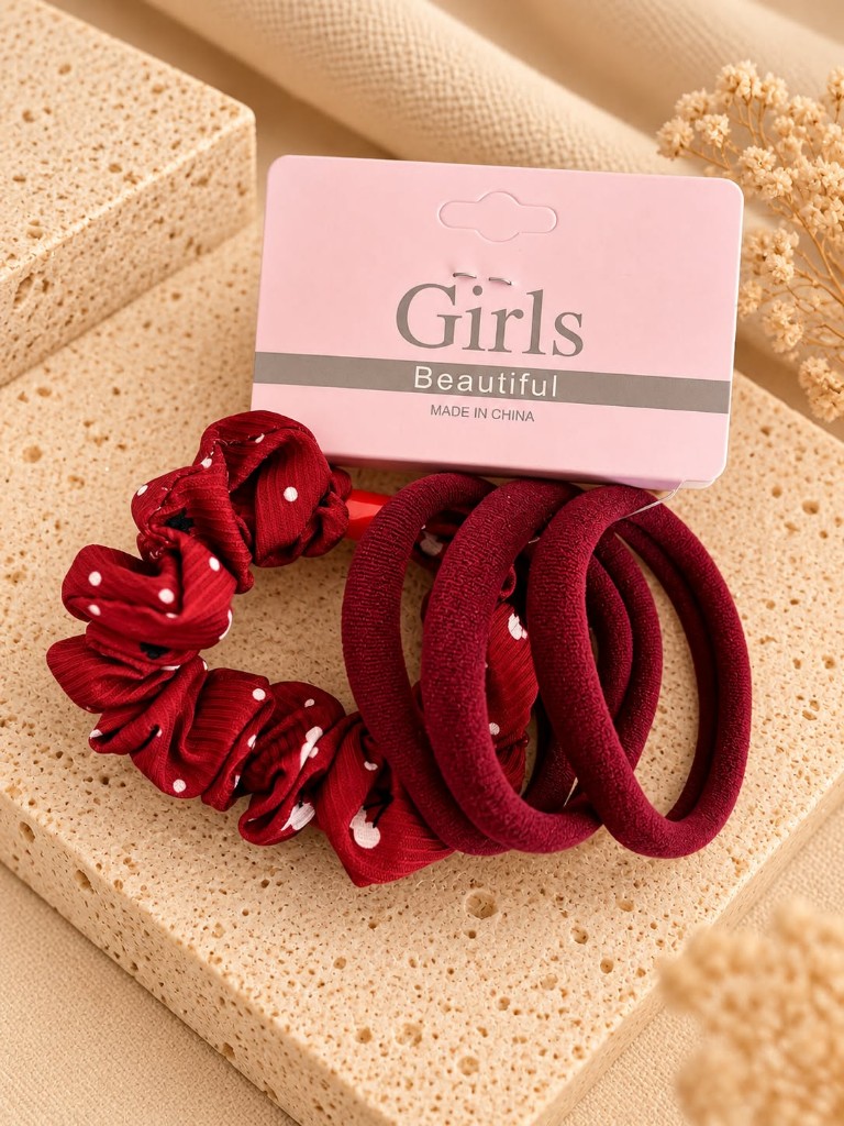 ACC-8729/ SET BURDEOS CORAZON