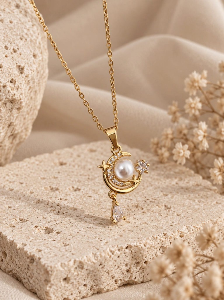 COLLAR LUNA TRANSP 45+5CM AD