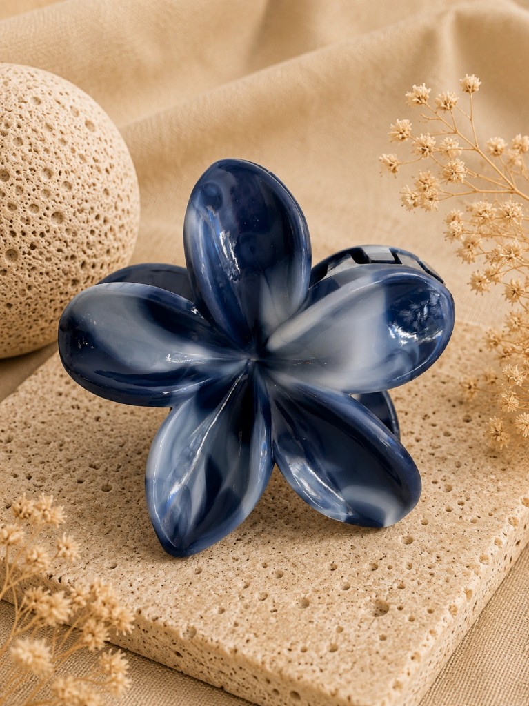 ACC-8509/ Broche Hawaii Marmolado Azul