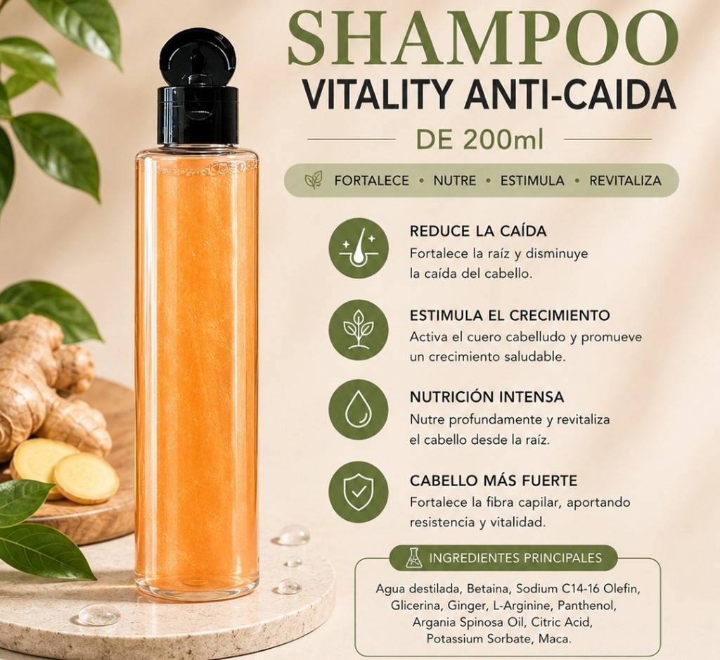 Vitality Anti-Caida shampoo 200ml