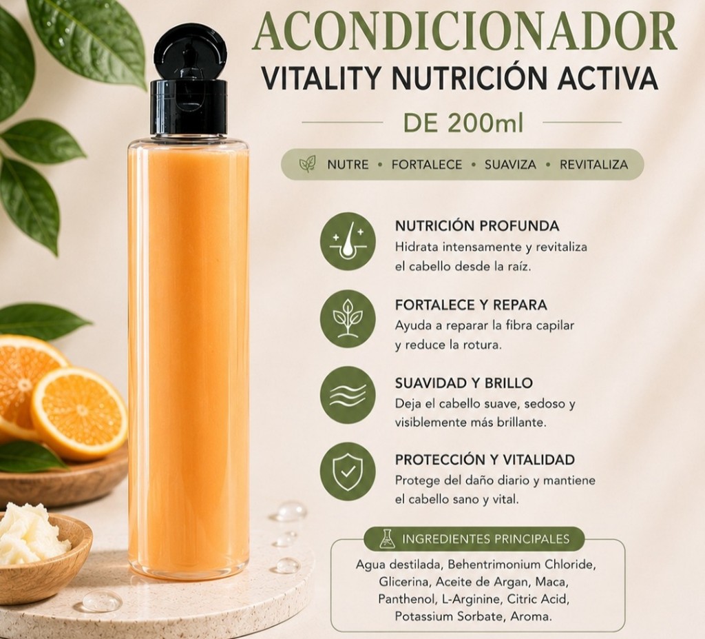 Vitality Acondicionador Nutricion Activa 200ml