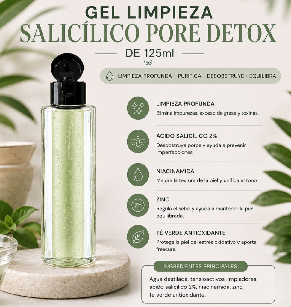 Gel limpieza salicílico Pore Detox 125ml