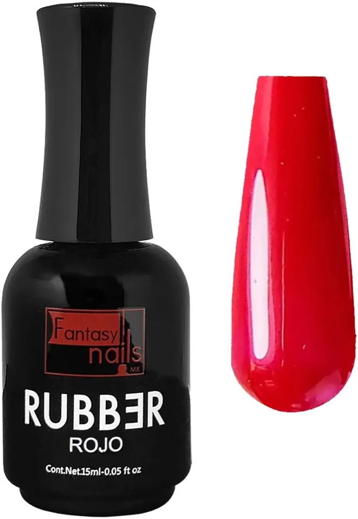 Gel Rubber Fantasy Rojo 15ml
