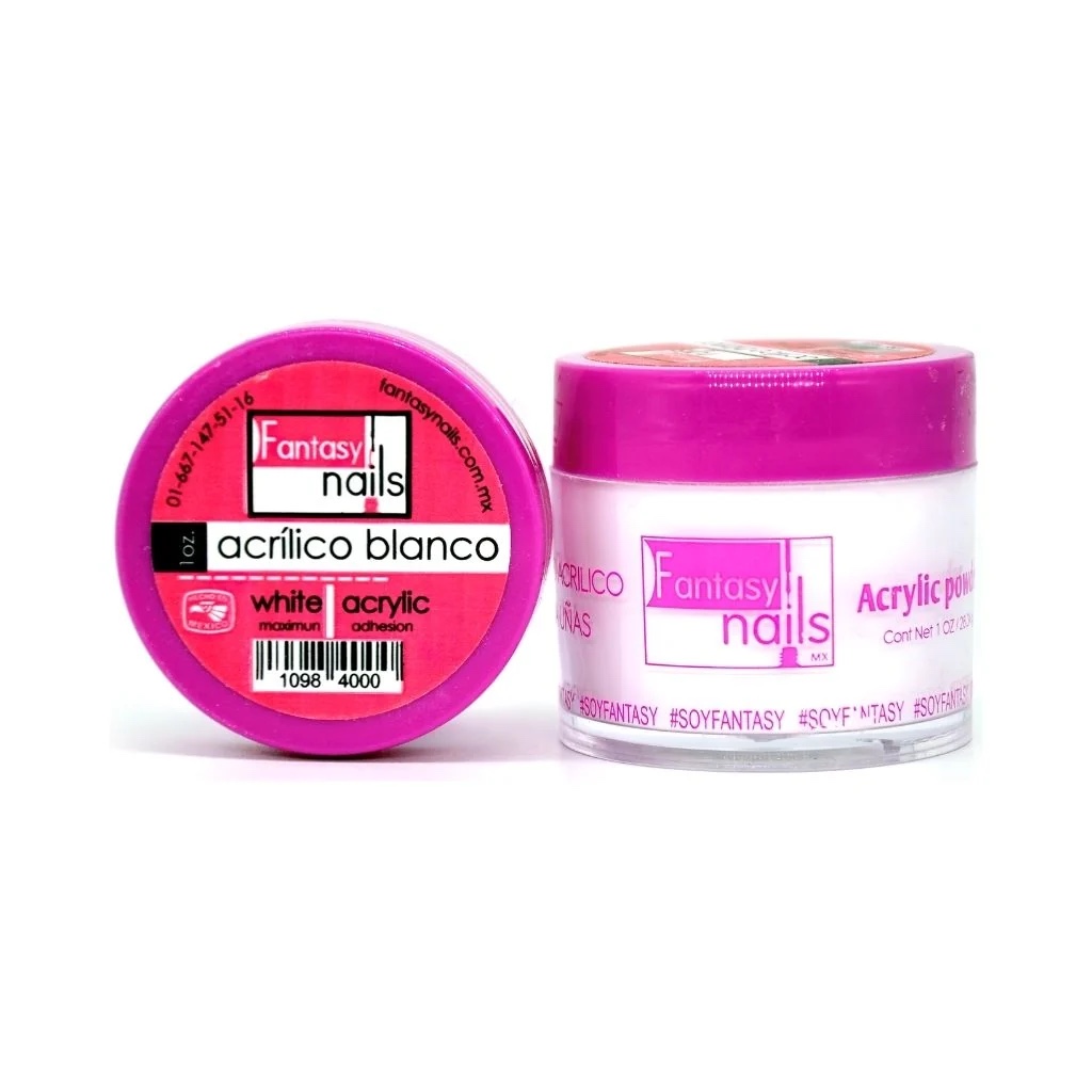 Fantasy Nails Acrílico Cover Blanco 1 oz