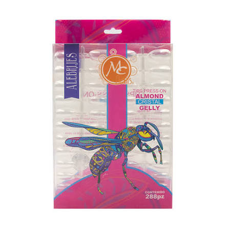 Tip Press-on Almond Cristal Gelly MC Nails
