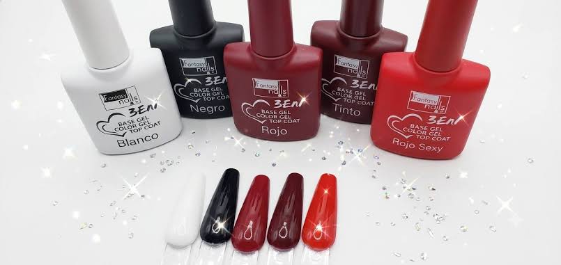 Gel Tono liso Fantasy Nails 3 en 1 Vino 15ml