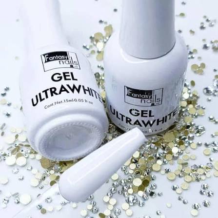 Gel Tono liso Fantasy Nails Super Blanco 15ml
