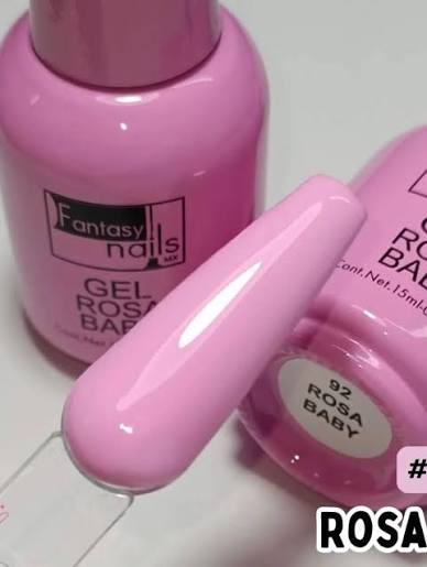 Gel Tono liso Fantasy Nails 92 Gel Rosa Baby 15ml