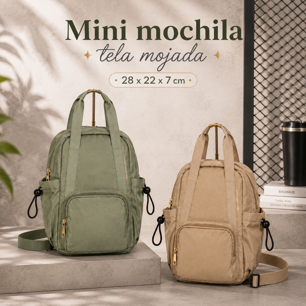 X Mini Mochilas Tela Mojada Grenobil