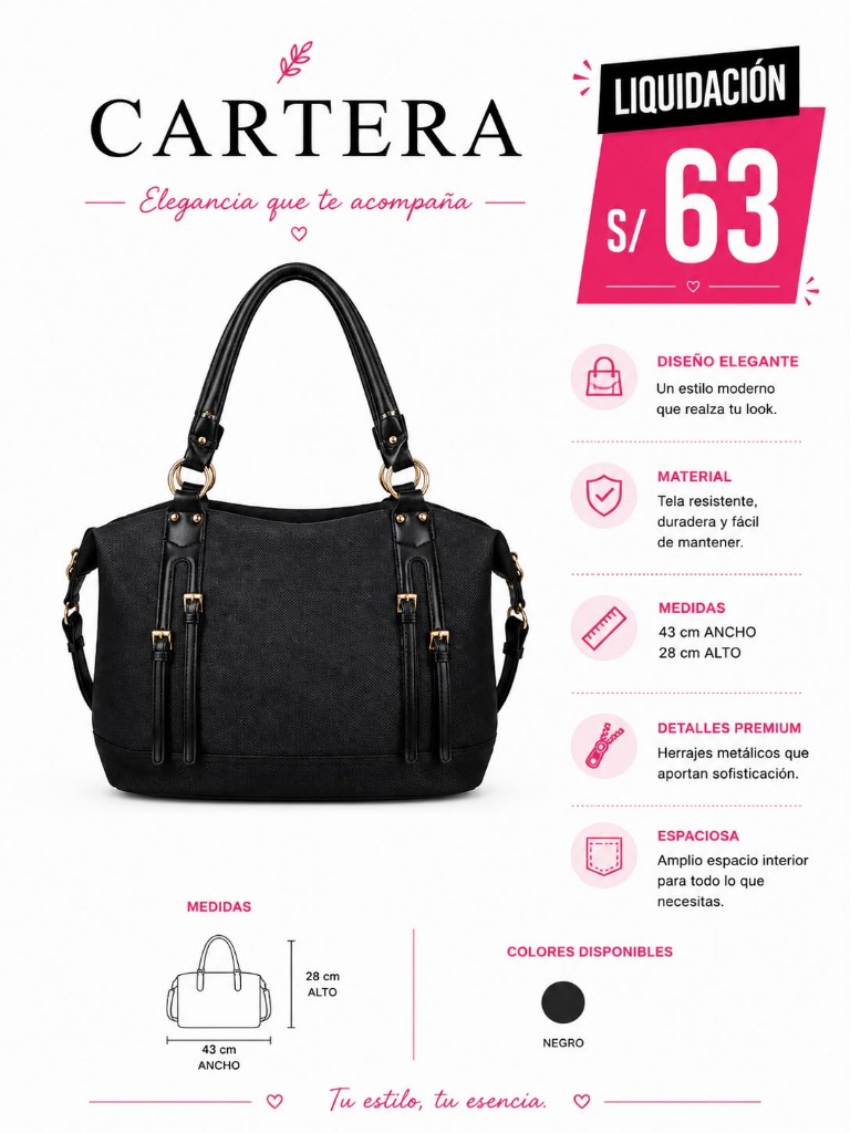 x Cartera Grenobil Bag B31026