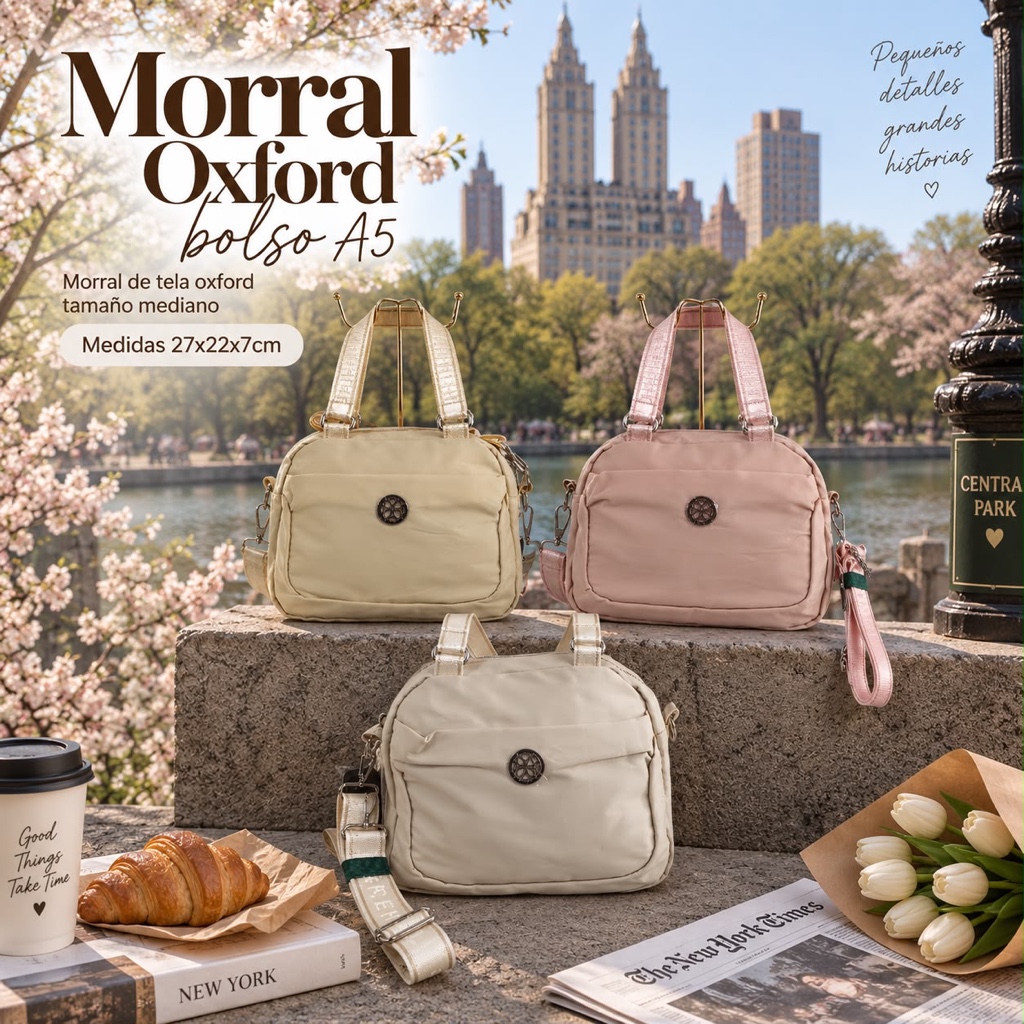 Morral Oxford bolso A5 Grenobil