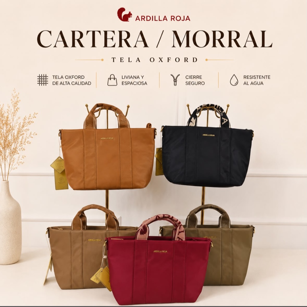 Cartera / Morral Ardilla Roja 2PZ - DD1322 GNK