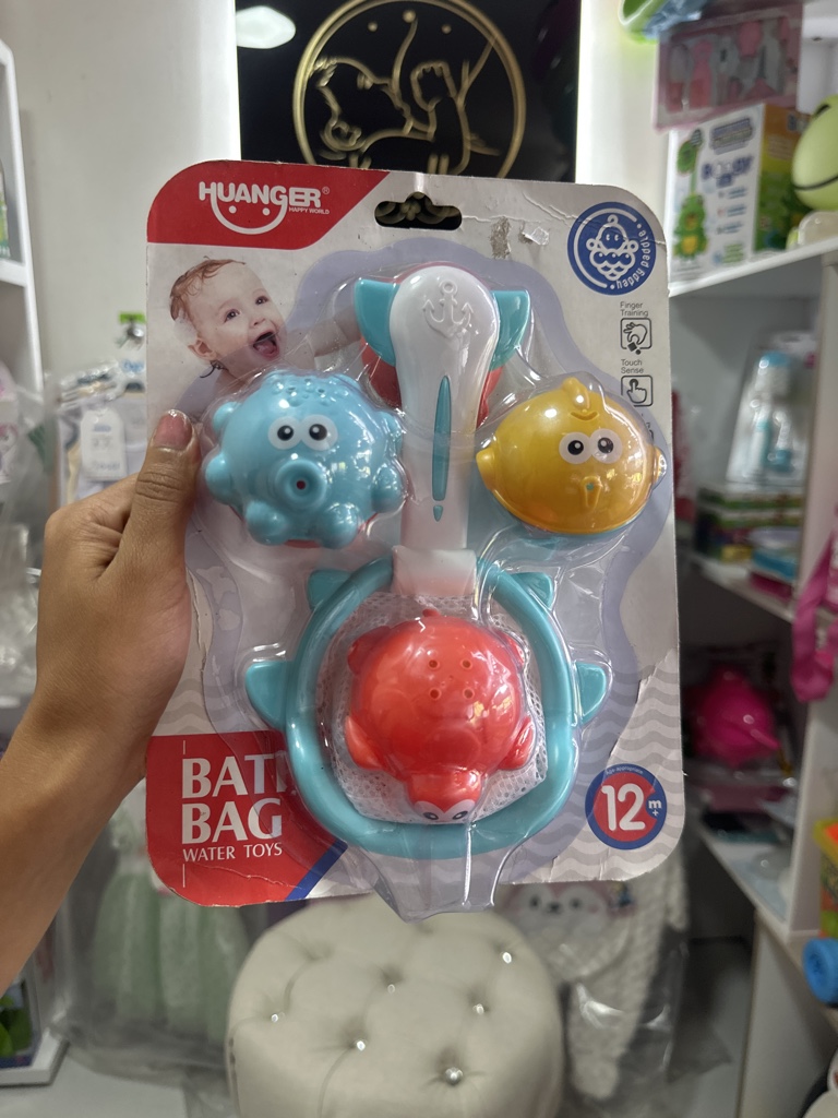 juguete baño animales