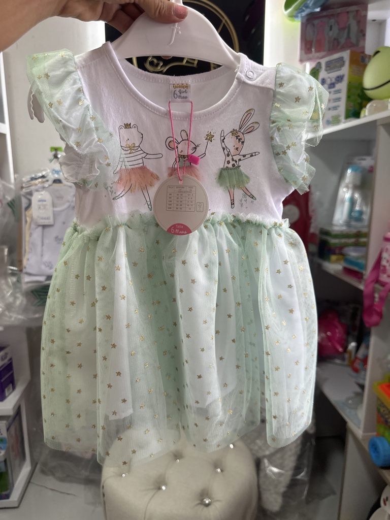 Vestido tutu 6 meses