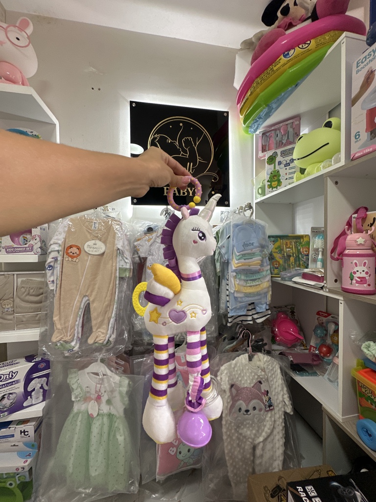 Sonajero unicornio cuna