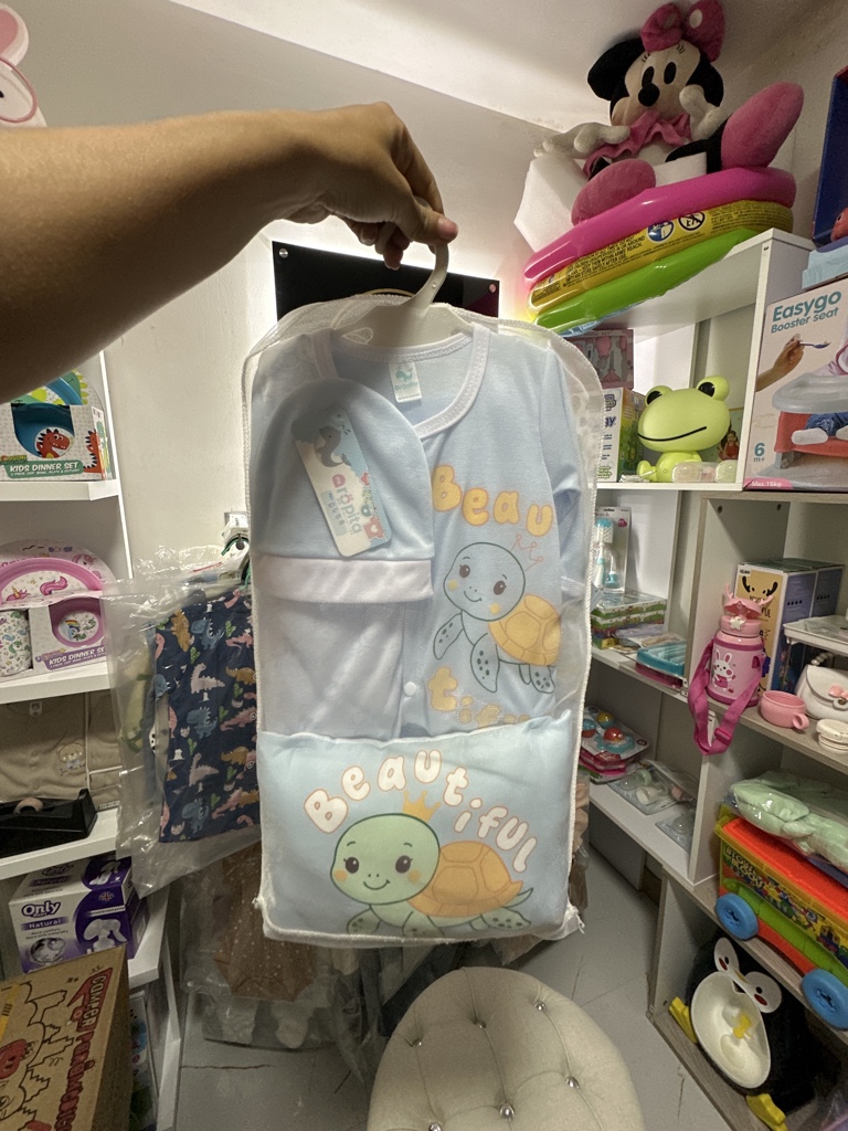 Set baby azul tortuga 0 a 3