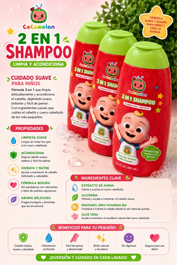 Gel de baño para bebé