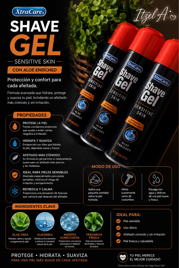 Shave Gel (Gel de afectar hombre)