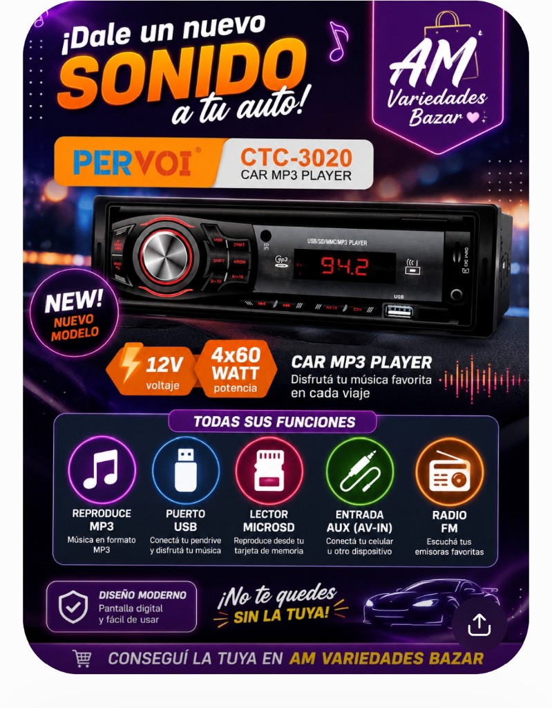 Radio para auto