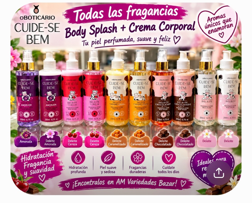 Body splash boticario