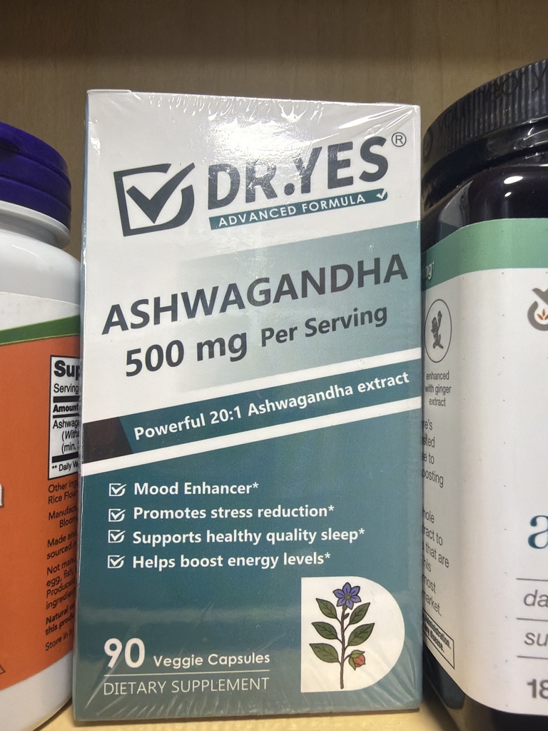 Ashwagandha 500 mg Dr.Yes 90 cápsulas