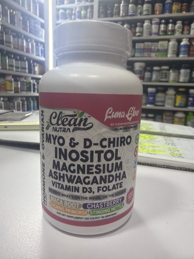 Myo&D-chiro inositol 120 cápsulas clean nutra