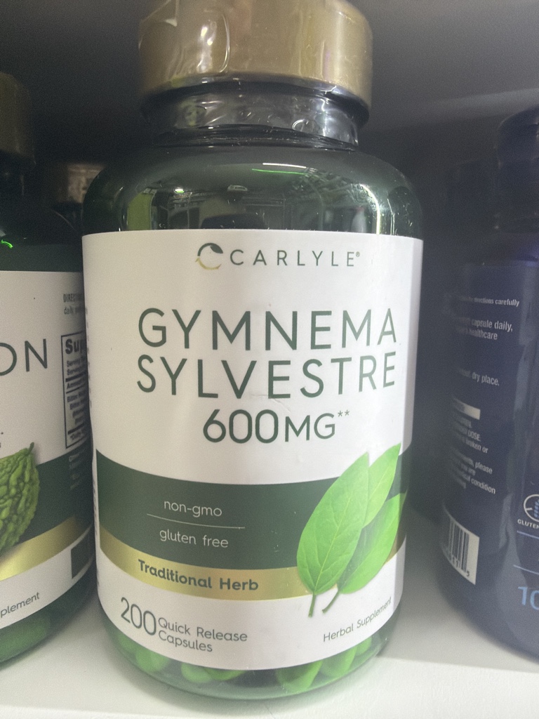 Gymnema silvestre 600 mg 200 cápsulas Carlyle