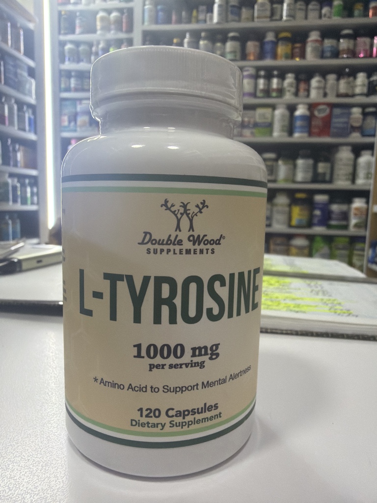 L-Tyrosine 1000 mg double WOOD