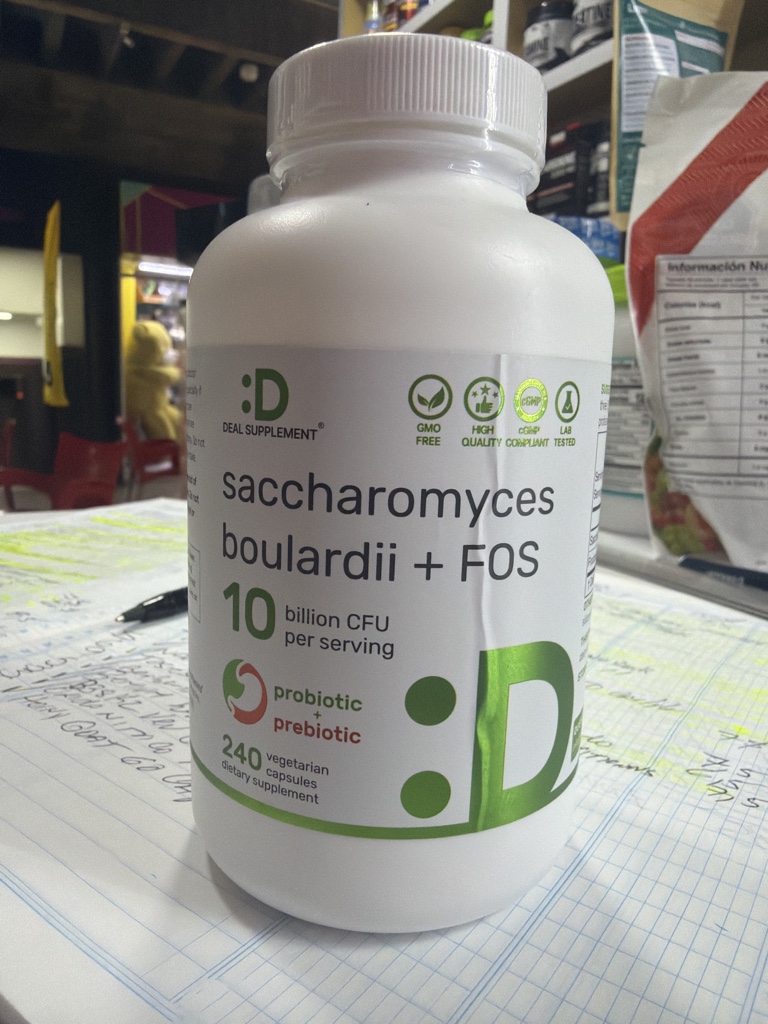 Saccharomyces boulardii+FOS deal suplements 240 cápsulas