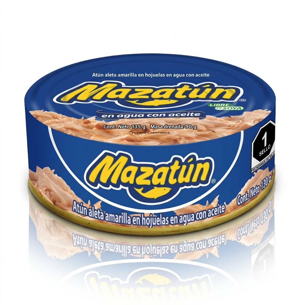 Atún En Hojuelas En Aceite Mazatun 130g
